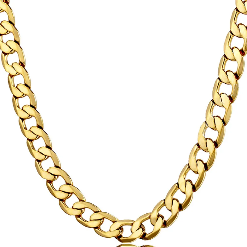 Miami Cuban Chain Necklace Gold Color Stainless Steel Men Curb Link Chain Necklace Hippie Hip Hop Jewelry Party Gift
Miami Cuban Chain Necklace Gold Color Stainless Steel Men Curb Link Chain Necklace Hippie Hip Hop Jewelry Party Gift