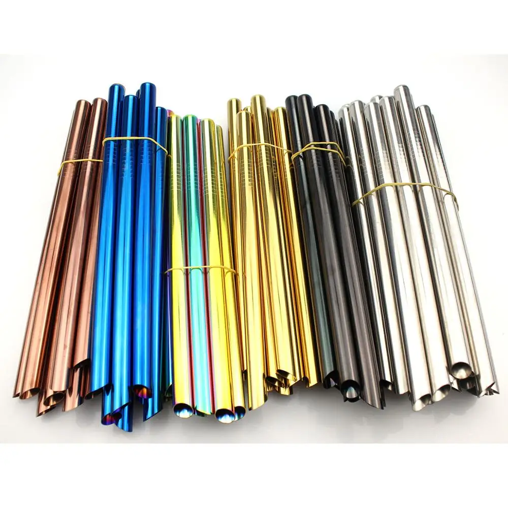 2pcs Reusable Wide Metal Drinking Straws 12mm Straight Drinks Straw with Cleaning Brush Drink Pearl Milkshake Bubble Tea Straw
2pcs Reusable Wide Metal Drinking Straws 12mm Straight Drinks Straw with Cleaning Brush Drink Pearl Milkshake Bubble Tea Straw