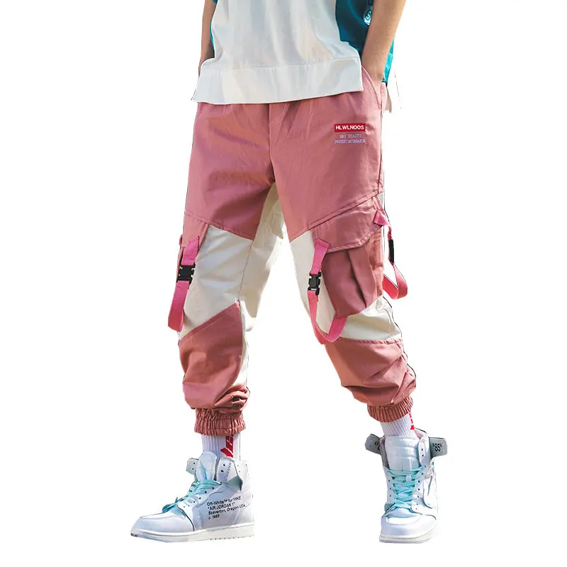Summer Style Streetwear Joggers Pants Cotton Ribbons Hip Hop Muti Pockets Trousers Ankle Length Patchwork Man Sweatpants ABZ375
Summer Style Streetwear Joggers Pants Cotton Ribbons Hip Hop Muti Pockets Trousers Ankle Length Patchwork Man Sweatpants ABZ375