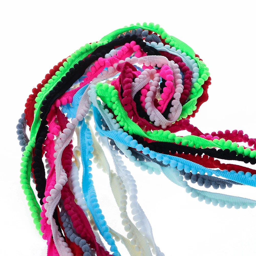 Pom Pom Trim Ball 20 Yards 10 mm MINI Pearl Pompom Fringe Ribbon Sewing Lace Kintted Fabric Handmade Craft Accessories 
Pom Pom Trim Ball 20 Yards 10 mm MINI Pearl Pompom Fringe Ribbon Sewing Lace Kintted Fabric Handmade Craft Accessories