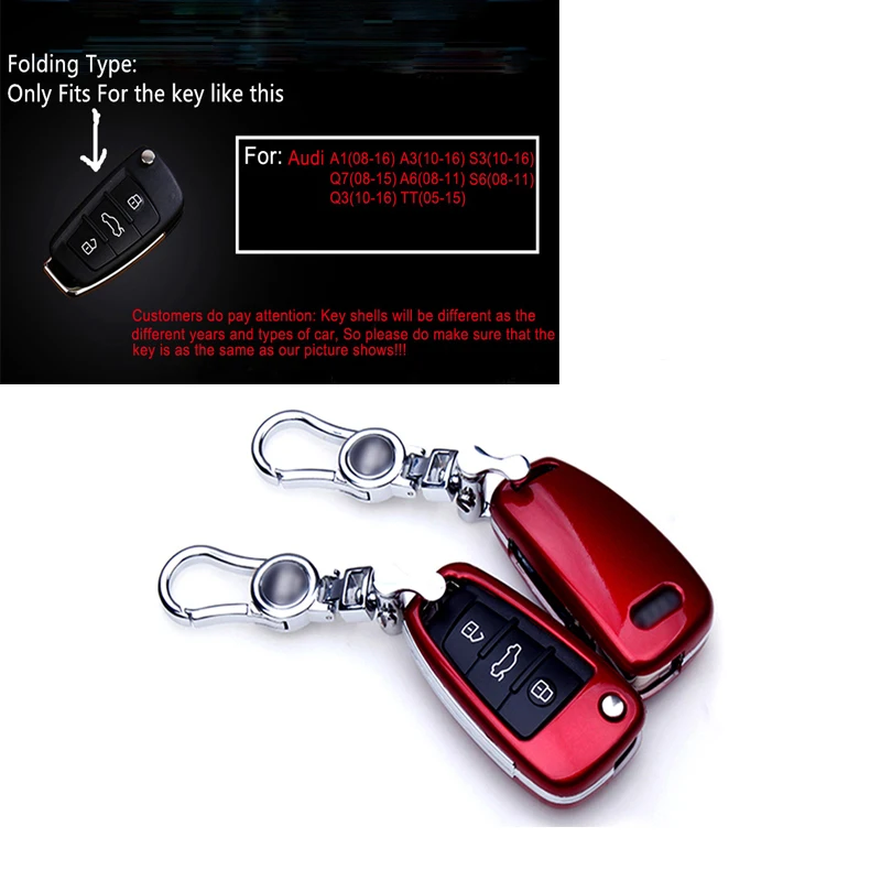 Auto Accessories Folding Key Shell Case Car Key Case Holder Decor Trim For Audi A1 2008-2016 For Audi A3 S3 Q3 8U 2010-2016
Auto Accessories Folding Key Shell Case Car Key Case Holder Decor Trim For Audi A1 2008-2016 For Audi A3 S3 Q3 8U 2010-2016