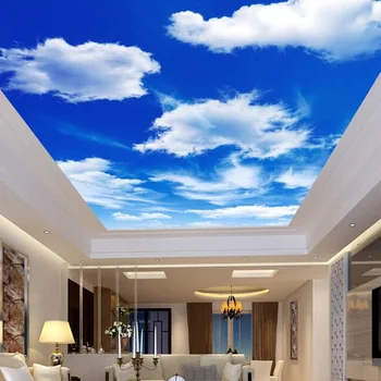 Custom Photo Wallpaper Blue Sky And White Clouds Ceiling Mural Wallpapers For Living Room Bedroom Ceiling Background Decor Wall
Custom Photo Wallpaper Blue Sky And White Clouds Ceiling Mural Wallpapers For Living Room Bedroom Ceiling Background Decor Wall