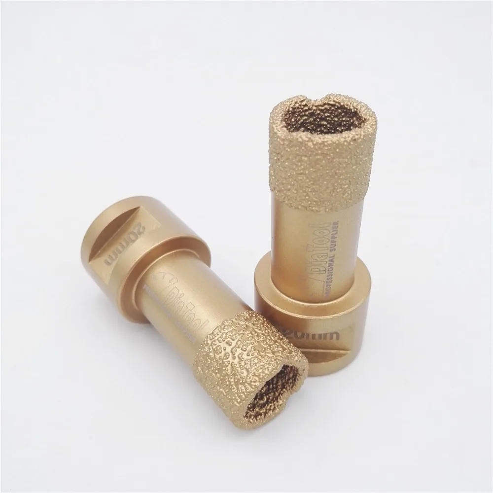 2pcs Dia20mmx15mm Prorofessional vacuum brazed diamond drilling bits for granite & marble , M14 Thread drill bits 
2pcs Dia20mmx15mm Prorofessional vacuum brazed diamond drilling bits for granite & marble , M14 Thread drill bits
