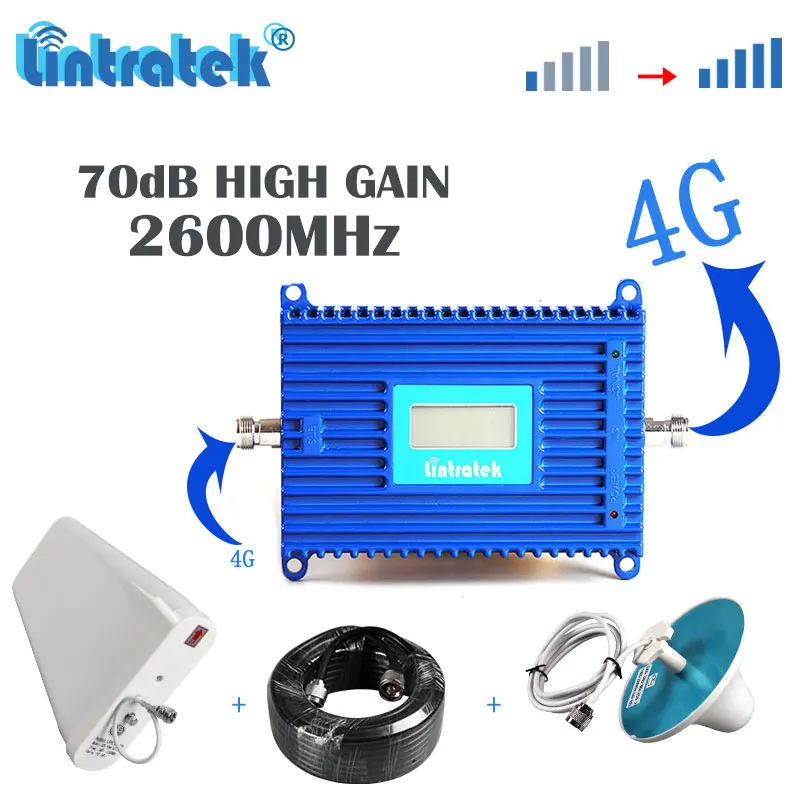 lintratek 4g 2600mhz mobile cellular booster signal repeater powerful 70 high gain booster amplifier antenna full kit antenna s8
lintratek 4g 2600mhz mobile cellular booster signal repeater powerful 70 high gain booster amplifier antenna full kit antenna s8