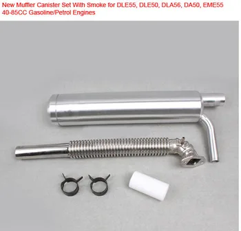 New Muffler Canister Set With Smoke for 50CC DLE55, DLE50, DLA56, DA50, EME55 40-85CC Gasoline/Petrol Engines
New Muffler Canister Set With Smoke for 50CC DLE55, DLE50, DLA56, DA50, EME55 40-85CC Gasoline/Petrol Engines