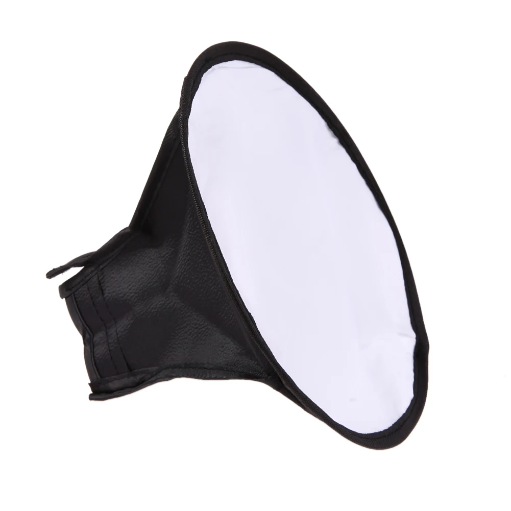 

20cm Round Flash Softbox Diffuser Speedlight Mini Soft Box Photography for Canon 580EX/430EX/550EX for Nikon SB900 Speedlight