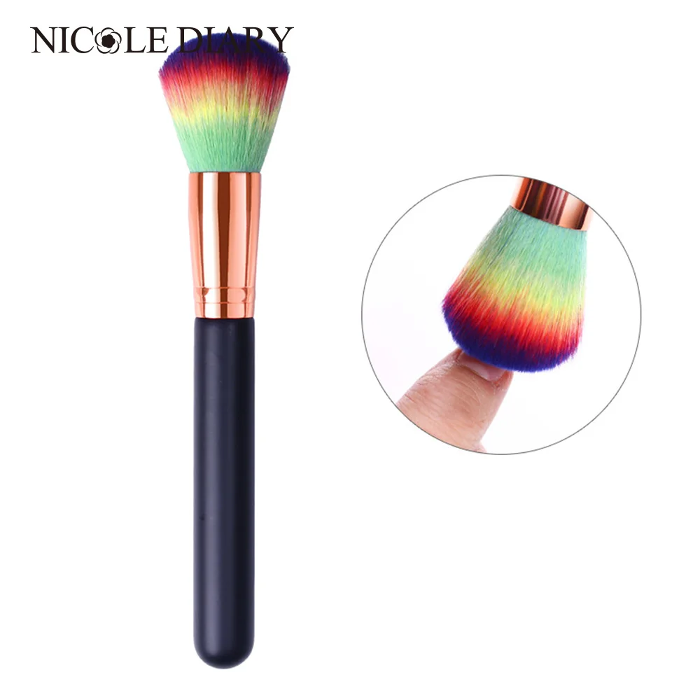 Gradient Rainbow Fan Nail Dust Remover Brush Soft Powder Shadow Face Makeup Tool Cosmetic Applicator Nail Art Cleaning Brush
Gradient Rainbow Fan Nail Dust Remover Brush Soft Powder Shadow Face Makeup Tool Cosmetic Applicator Nail Art Cleaning Brush