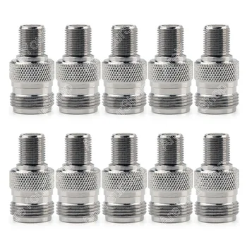 Areyourshop Sale 10 Pcs Adapter N Female Jack To F TV Female RF Connector Straight High Quality minijack plug Wire Connector
Areyourshop Sale 10 Pcs Adapter N Female Jack To F TV Female RF Connector Straight High Quality minijack plug Wire Connector