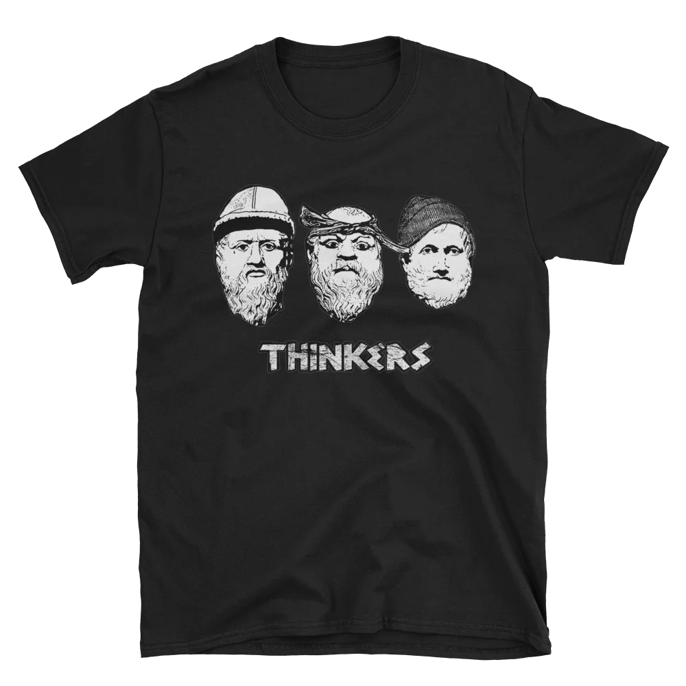 Thinkers Plato Aristotle Socrates t-shirt Grunge Gangster Skateboard Alternative Cool Casual pride t shirt men Unisex New
Thinkers Plato Aristotle Socrates t-shirt Grunge Gangster Skateboard Alternative Cool Casual pride t shirt men Unisex New