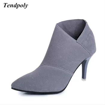 New pointed large size fashion women's boots spring autumn wild casual shoes selling high-heeled shoes European American style
New pointed large size fashion women's boots spring autumn wild casual shoes selling high-heeled shoes European American style