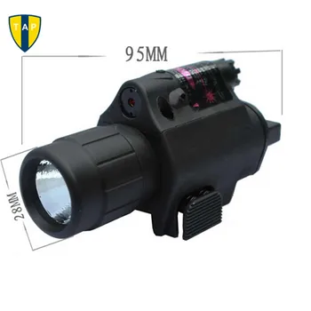2in1 Hunting Tactical CREE LED Flashlight LIGHT+Red Dot Laser Sight Combo for Shotgun Glock 17 19 22 20 23 31 37 Pistol Rifle
2in1 Hunting Tactical CREE LED Flashlight LIGHT+Red Dot Laser Sight Combo for Shotgun Glock 17 19 22 20 23 31 37 Pistol Rifle