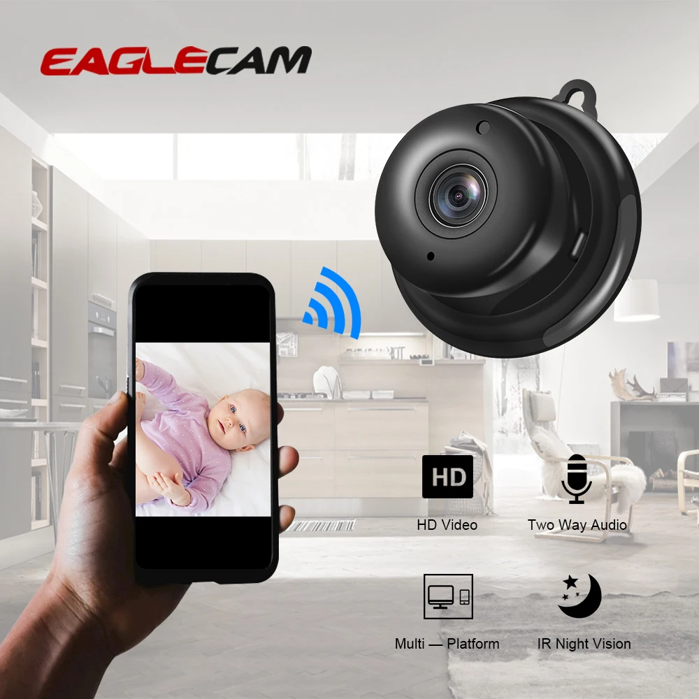 Full HD 1080P Mini Wireless WIFI Smallest IP Camera Infrared Night Vision P2P Mini Cam Camcorders Kits Dome Home Security CCTV
Full HD 1080P Mini Wireless WIFI Smallest IP Camera Infrared Night Vision P2P Mini Cam Camcorders Kits Dome Home Security CCTV