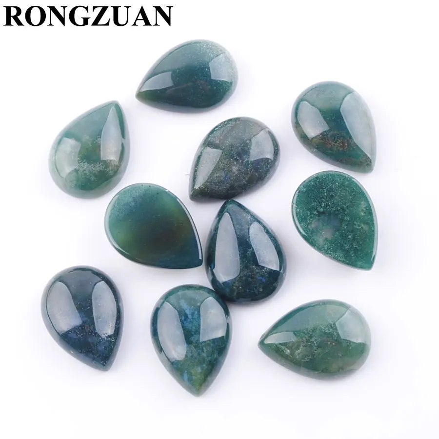 RONGZUAN Natural Stone Algae Agates Cabochon CAB 13x18mm Teardrop Flat Back Beads No Drilled hole Jewelry 10pcs/lot TU3286
RONGZUAN Natural Stone Algae Agates Cabochon CAB 13x18mm Teardrop Flat Back Beads No Drilled hole Jewelry 10pcs/lot TU3286