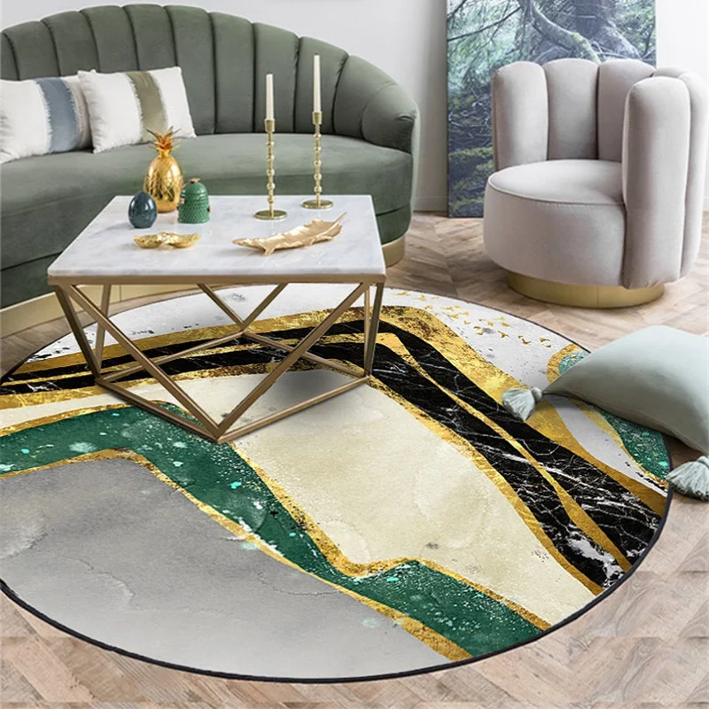 Nordic Marble Round Carpet Living Room Home Entrance Hallway Tatami Floor Mat Computer Chair Round Rug Decorative Bedroom Rugs
Nordic Marble Round Carpet Living Room Home Entrance Hallway Tatami Floor Mat Computer Chair Round Rug Decorative Bedroom Rugs