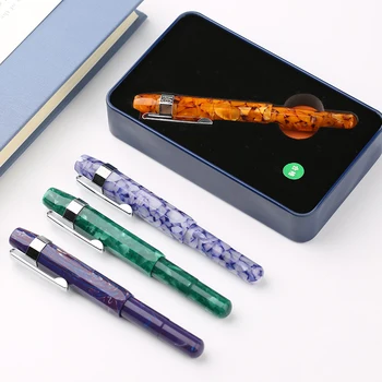 

High Quality Resin body Iraurita fountain pen 0.38mm nib ink pens for writing caneta tinteiro Stationery dolma kalem gift 1069