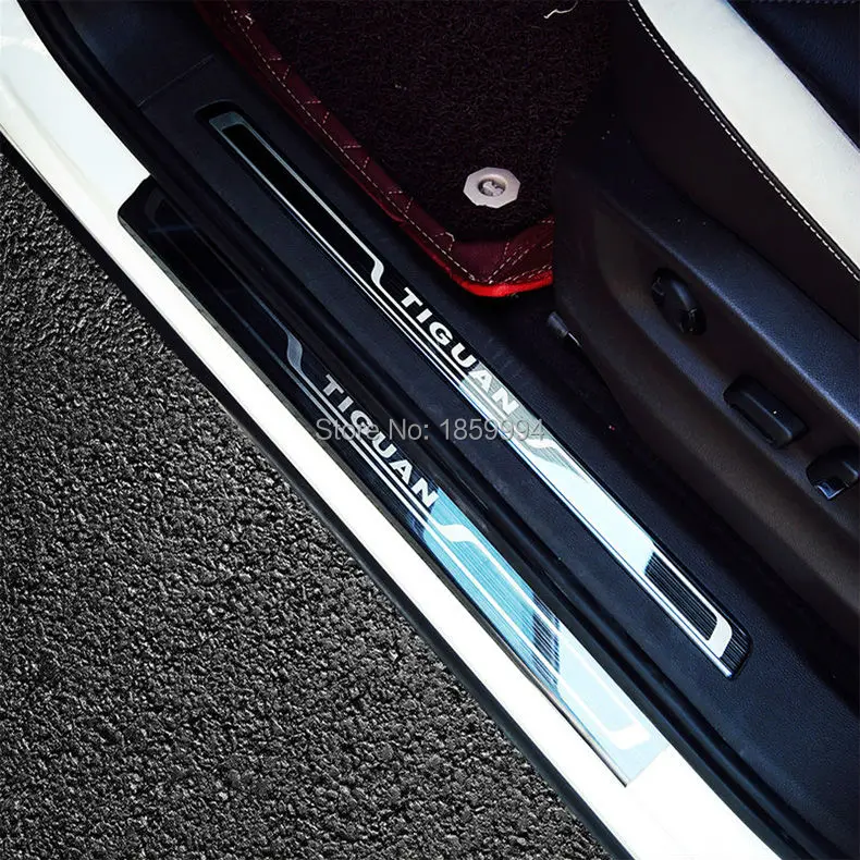 for 2016 2017 2018 VW Tiguan mk2 Europe version font b car b font scuff plate
