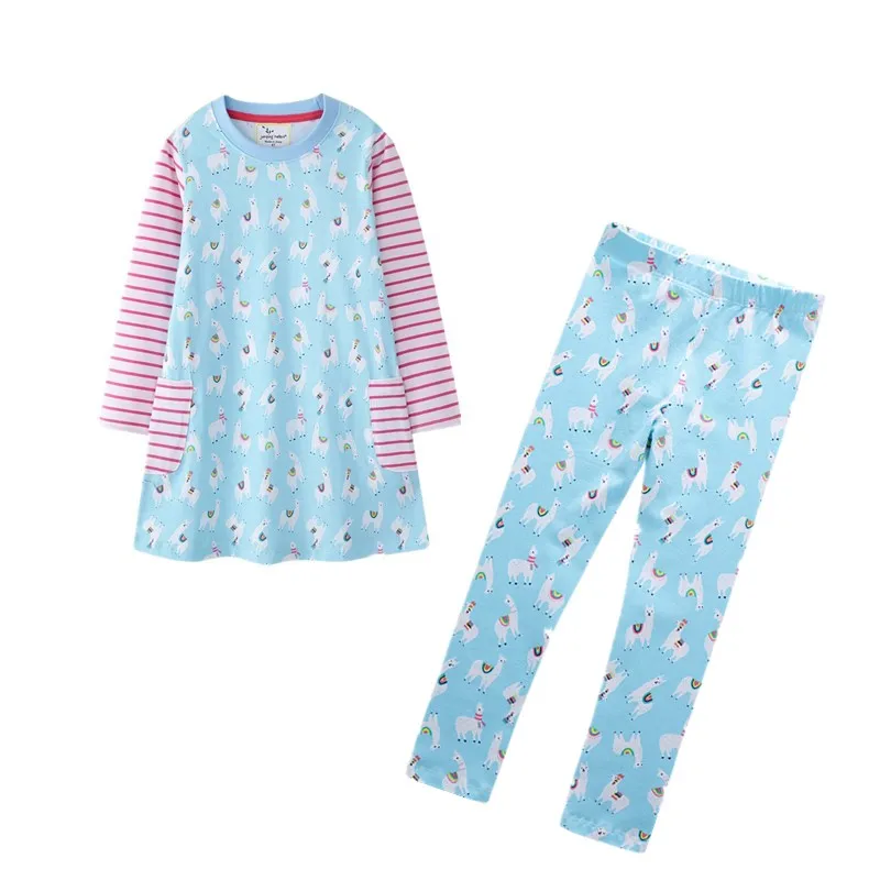 Winter Baby Girls Clothing Set Cartoon New Arrival Alpaca Printed Princess Dress cartoon Pants Girls 2pcs Clothes Set for Girl
Winter Baby Girls Clothing Set Cartoon New Arrival Alpaca Printed Princess Dress cartoon Pants Girls 2pcs Clothes Set for Girl