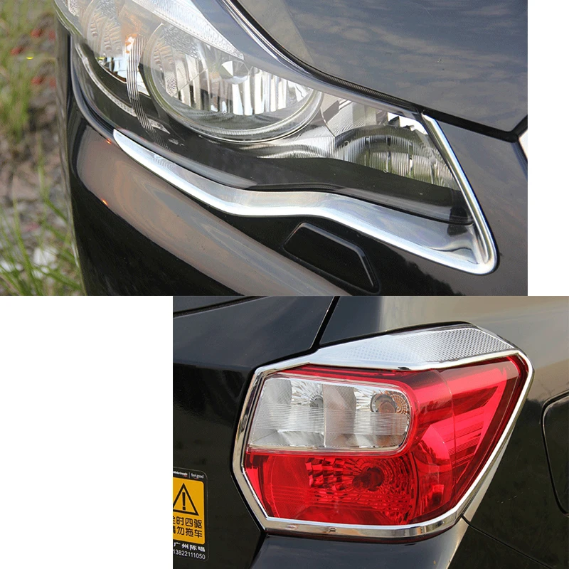 Chrome Head Front +Tail Rear Light Lamp Cover Trim Car Styling Accessories 4pcs For Subaru XV 2018 ABS
Chrome Head Front +Tail Rear Light Lamp Cover Trim Car Styling Accessories 4pcs For Subaru XV 2018 ABS