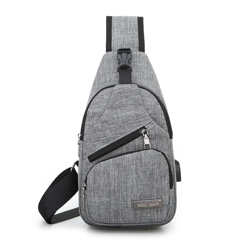 Oxford Chest Bags High Quality Solid Messenger Bag Men Women More Zippers Shouler Bag Contracted joker Travel Or Leisure Bag
Oxford Chest Bags High Quality Solid Messenger Bag Men Women More Zippers Shouler Bag Contracted joker Travel Or Leisure Bag