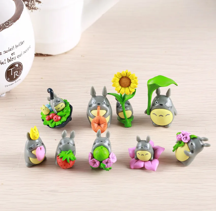 (9pcs/lot) My neighbor Totoro figure gifts doll resin miniature figurines Toys 5cm PVC plactic japanese cute lovely anime 151209
(9pcs/lot) My neighbor Totoro figure gifts doll resin miniature figurines Toys 5cm PVC plactic japanese cute lovely anime 151209