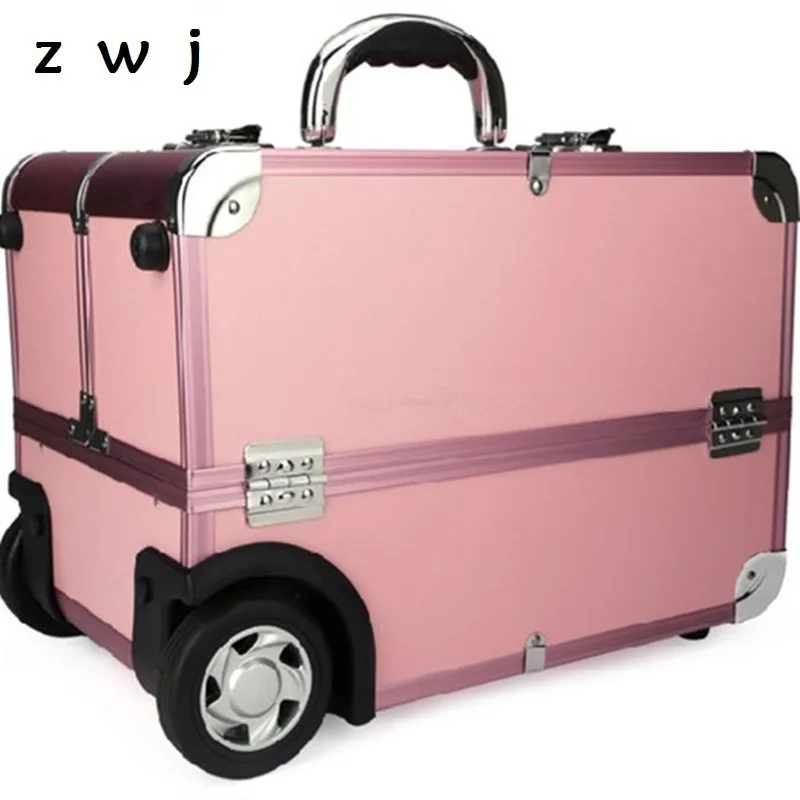 2018 Professional cosmetic travel luggage trolley bag car type cosmetics cases toolbox capacity suitcase
2018 Professional cosmetic travel luggage trolley bag car type cosmetics cases toolbox capacity suitcase