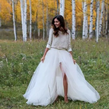 Chic White High Split Tulle Puffy Women Skirt Ribbon Waist Custom Made Floor Length Skirts for Bridal Holiday Outdoor Maxi Skirt
Chic White High Split Tulle Puffy Women Skirt Ribbon Waist Custom Made Floor Length Skirts for Bridal Holiday Outdoor Maxi Skirt