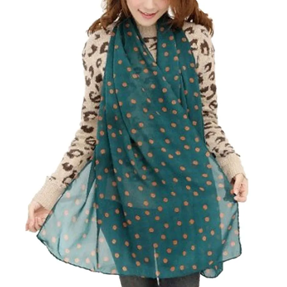 New Stylish Top Grade 150*60cm Spotted Girl Long Soft Silk Chiffon Scarf Wrap Polka Dot Shawl Scarve For Women Girls
New Stylish Top Grade 150*60cm Spotted Girl Long Soft Silk Chiffon Scarf Wrap Polka Dot Shawl Scarve For Women Girls
