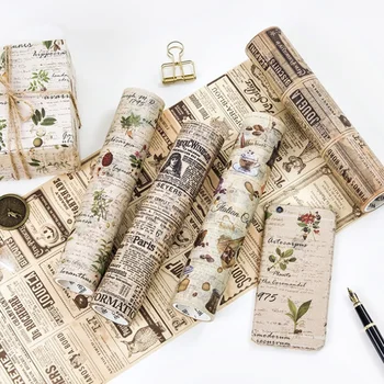 1pc new 20cm*5m Vintage newspaper Beautiful flowers washi tape DIY decoration scrapbooking planner masking tape gift
1pc new 20cm*5m Vintage newspaper Beautiful flowers washi tape DIY decoration scrapbooking planner masking tape gift