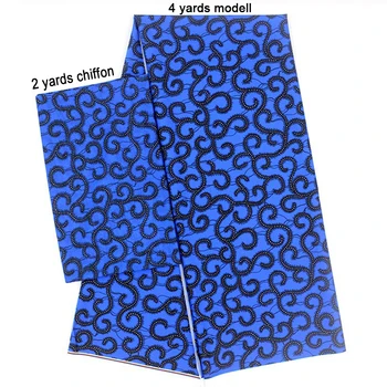 2 Pcs Set 4 Yards African Ankara Prints Modell Material & 2 Yards Chiffon Ankara Chiffon Fabric YBXM-11
2 Pcs Set 4 Yards African Ankara Prints Modell Material & 2 Yards Chiffon Ankara Chiffon Fabric YBXM-11