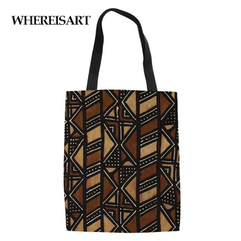 WHEREISART Women Handbags Canvas Tote Bags Reusable Cotton Grocery Shopping Bag Eco Foldable South African Retro Pattern Bags
WHEREISART Women Handbags Canvas Tote Bags Reusable Cotton Grocery Shopping Bag Eco Foldable South African Retro Pattern Bags