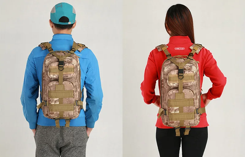 30L Outdoor Military Tactical Backpack Molle Bag Army Sport Rucksack Climbing Camping Trekking Storage Camouflage Bag BP0272 (9)