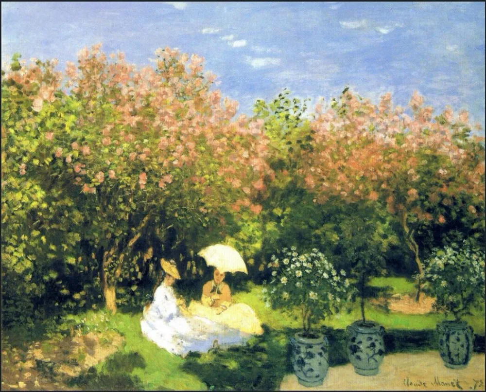 Высококачественная картина маслом, изображения на холсте, сад (1872), Клод Моне, ручная роспись
Высококачественная картина маслом, изображения на холсте, сад (1872), Клод Моне, ручная роспись