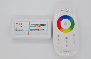 2.4G LED RGB Controller DC12-24V Touch Screen RF Remote Control for RGB LED Strip
2.4G LED RGB Controller DC12-24V Touch Screen RF Remote Control for RGB LED Strip