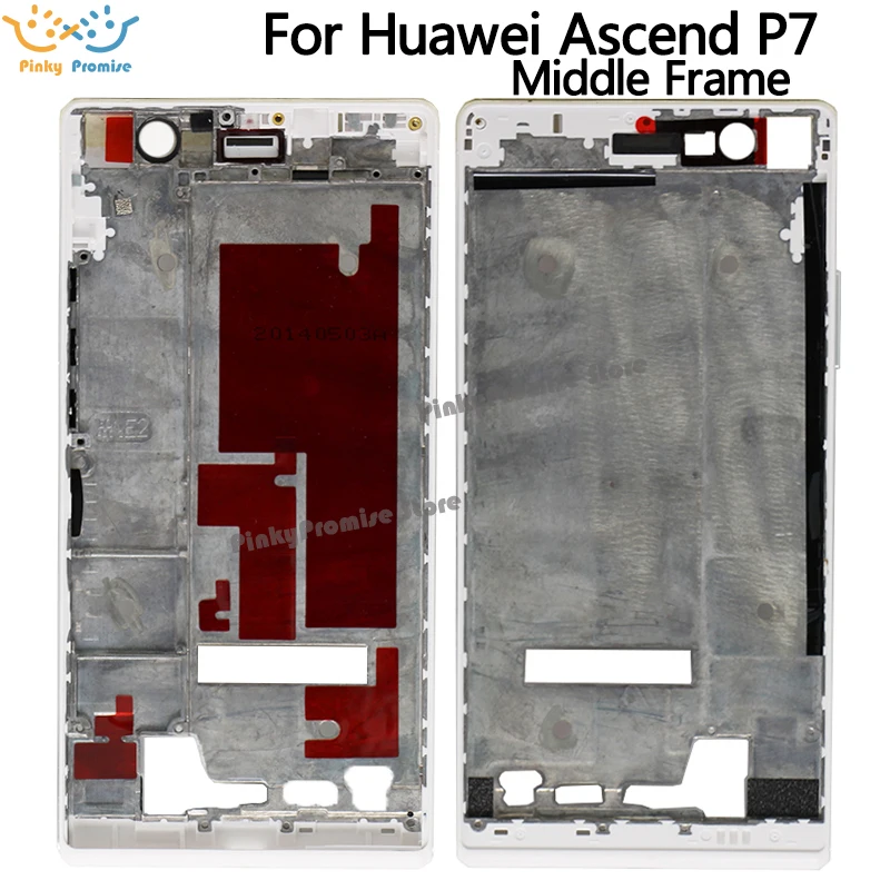 Для Huawei Ascend P7 корпус средняя рамка пластина крышка Запасные части для P7|middle frame|parts