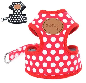 Cartoon Dot Pet Dogs Cloth Chest Harness Leads Soft Dog Chain Adjustable Dot Pattern Harness For Pets Leash
Cartoon Dot Pet Dogs Cloth Chest Harness Leads Soft Dog Chain Adjustable Dot Pattern Harness For Pets Leash