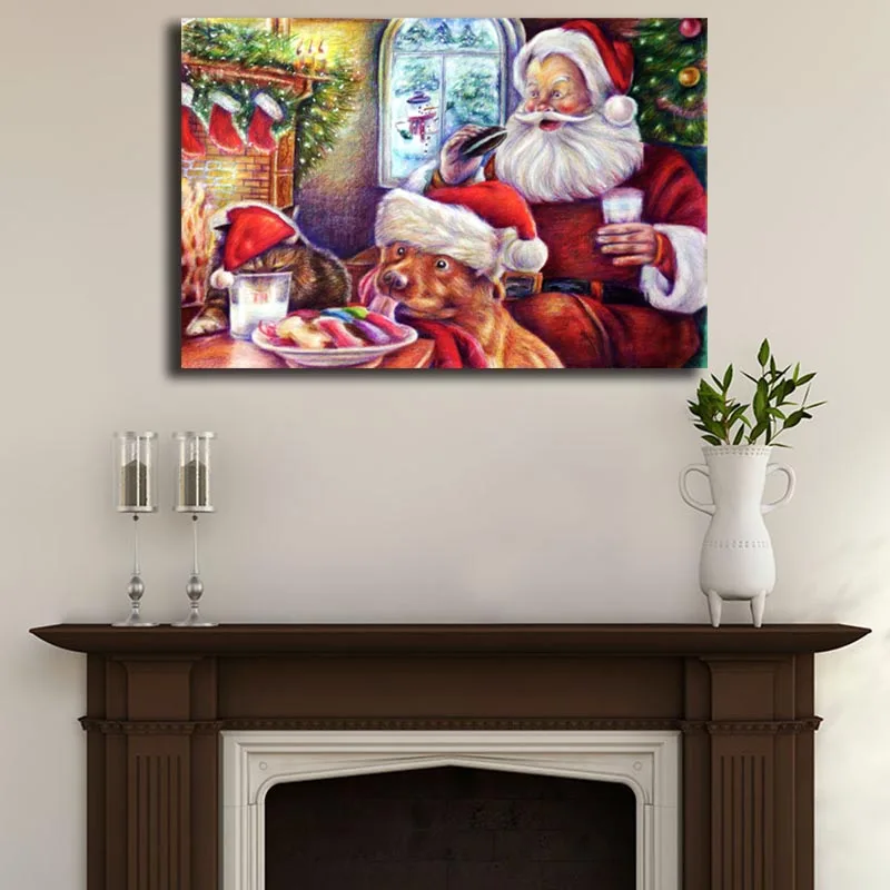 Christmas Canvas Painting Baby Nursery Wall Art Poster Print Nordic Kids Decoration Picture Boy Children Bedroom Decoration
Christmas Canvas Painting Baby Nursery Wall Art Poster Print Nordic Kids Decoration Picture Boy Children Bedroom Decoration