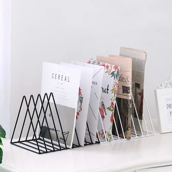 2pcs Nordic Style Metal File Organizer Triangle Desktop Storage Rack Bookshelf Magazine Holder White
2pcs Nordic Style Metal File Organizer Triangle Desktop Storage Rack Bookshelf Magazine Holder White