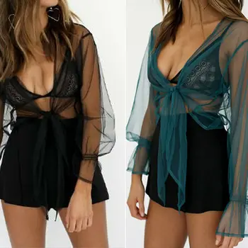 Hot New Fashion Women Chiffon Tops Clothes Slim Mesh Sheer See-through Short Sleeve Female Crop Top T Shirt
Hot New Fashion Women Chiffon Tops Clothes Slim Mesh Sheer See-through Short Sleeve Female Crop Top T Shirt