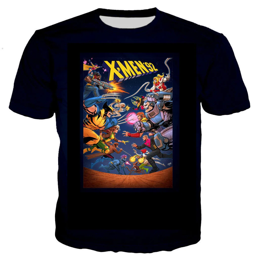 Fashion Men X-Men Marvel Comic 3D Print Casual T-Shirt Short Sleeve Men T Shirt Free Shipping Pure Cotton Round Collar Top Tee
Fashion Men X-Men Marvel Comic 3D Print Casual T-Shirt Short Sleeve Men T Shirt Free Shipping Pure Cotton Round Collar Top Tee