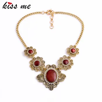 Colar Joyeria Flower Necklace Bisuteria Retro Hollow Out Red Women Choker Necklace
Colar Joyeria Flower Necklace Bisuteria Retro Hollow Out Red Women Choker Necklace