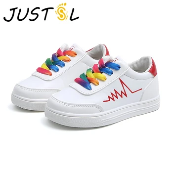 JUSTSL new Autumn children's fashion sneakers boys girls white sport shoes kids casual shoes size 26-36
JUSTSL new Autumn children's fashion sneakers boys girls white sport shoes kids casual shoes size 26-36