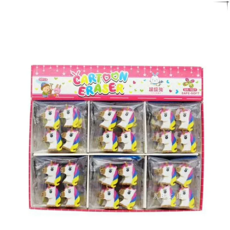 4pcs/lot Cute Cartoon Creative Unicorn Pencil Eraser Kawaii Mini Animal for School Student Stationery Kids Prize Toys Gift 2019
4pcs/lot Cute Cartoon Creative Unicorn Pencil Eraser Kawaii Mini Animal for School Student Stationery Kids Prize Toys Gift 2019