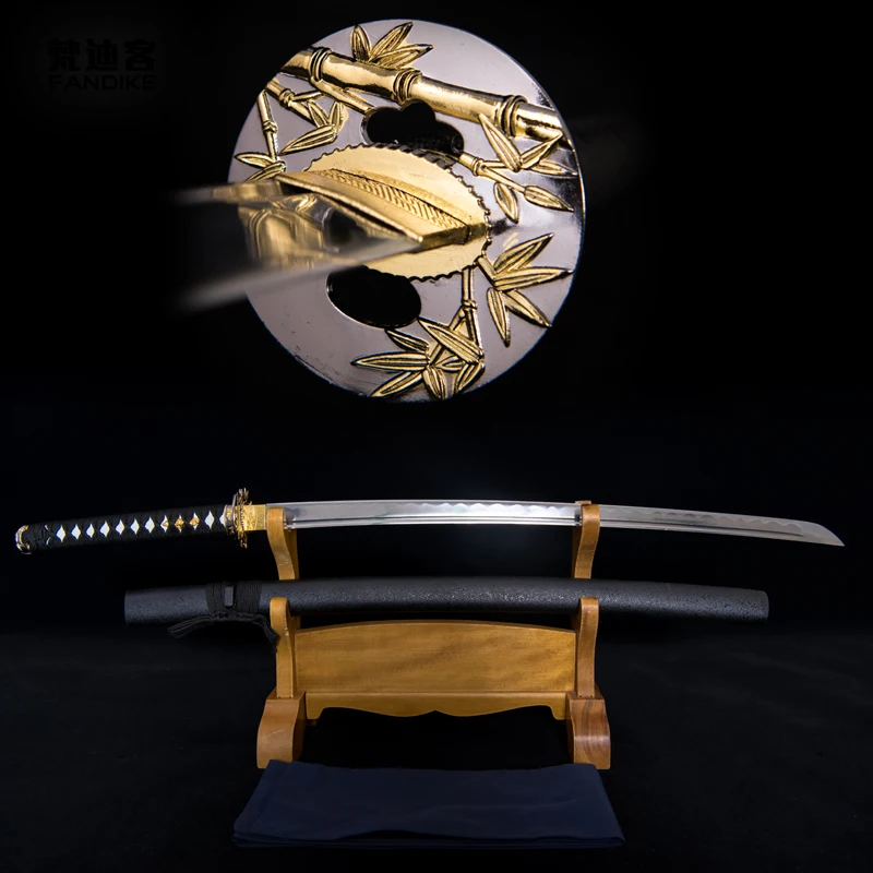 Handmade Steel Gold Blade Japanese Samurai Katana Sword Sharp Battle Ready Blade BATTLE READY Carbon Steel Handmade
Handmade Steel Gold Blade Japanese Samurai Katana Sword Sharp Battle Ready Blade BATTLE READY Carbon Steel Handmade
