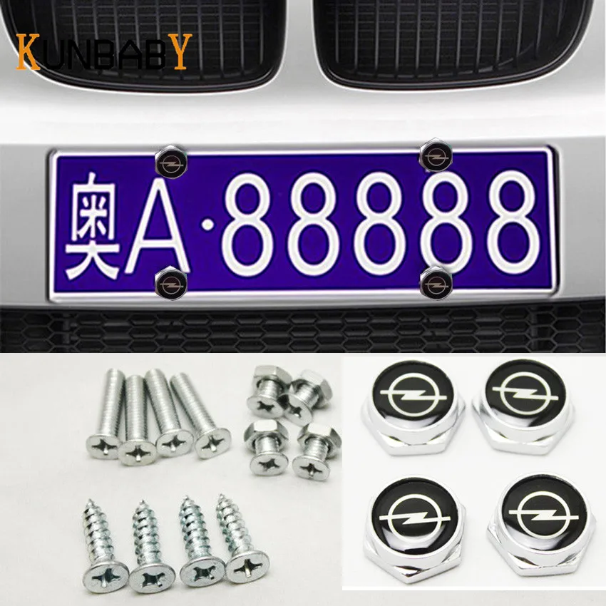 KUNBABY 4PCS Car Styling Thread License Plate Frame Bolts Screws Chrome Universal For Opel Astra Corsa Insignia Car Accessories
KUNBABY 4PCS Car Styling Thread License Plate Frame Bolts Screws Chrome Universal For Opel Astra Corsa Insignia Car Accessories