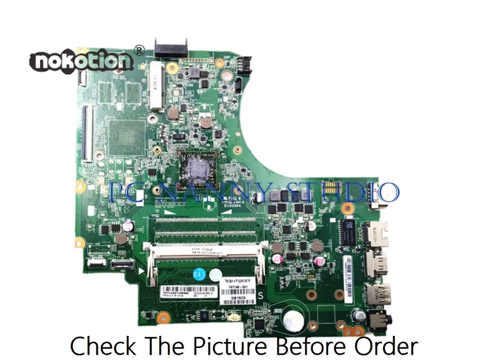 PCNANNY 747148-501 747148-001 for HP 255 G2 15-D Laptop Motherboard A4-5000 DDR3 tested
PCNANNY 747148-501 747148-001 for HP 255 G2 15-D Laptop Motherboard A4-5000 DDR3 tested