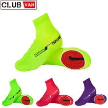 Clubvan Multicolore Vélo Couvre-chaussures Hommes Femmes Vélo Couvre-chaussures VTT Vélo Fermeture Éclair À Séchage Rapide Équitation Vélo Couvre-chaussures(China)