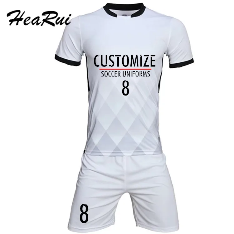 Image Professional custom Adult 2016 2017 Soccer Jerseys Set Uniforms Football clothes Kit Cheap Breathable Football Shirt Tracksuit
