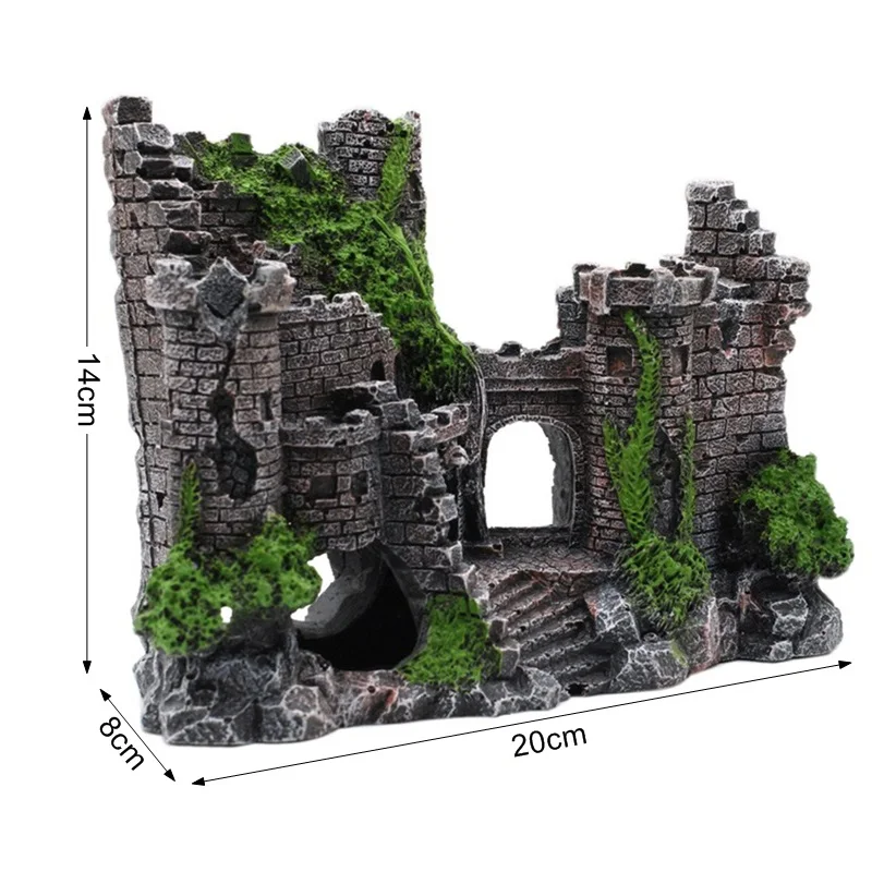 Resin Artificial Aquarium Decoration Castle Fish Tank Landscaping European Building Ornament Rock Cave Decor For Fish Shrimp
Resin Artificial Aquarium Decoration Castle Fish Tank Landscaping European Building Ornament Rock Cave Decor For Fish Shrimp