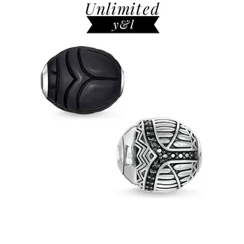 Beetle Scarab Karma Beads for Bracelet&Necklace Black CZ Animal Fashion Silver DIY Jewelry Making Accessories 2018 New Arrivals
Beetle Scarab Karma Beads for Bracelet&Necklace Black CZ Animal Fashion Silver DIY Jewelry Making Accessories 2018 New Arrivals