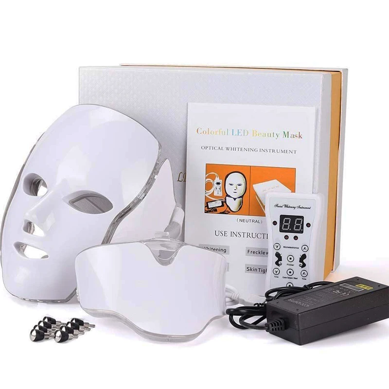 LED Facial Mask Therapy 7 Colors Face Mask Machine Photon Therapy Light Skin Care Wrinkle Anti-Aging Removal Face Beauty
LED Facial Mask Therapy 7 Colors Face Mask Machine Photon Therapy Light Skin Care Wrinkle Anti-Aging Removal Face Beauty